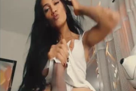 massive 10-Pounder lalin girl shemale Teasing And Jerking