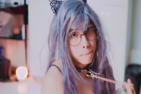 sexy asian Sissy Cat anal