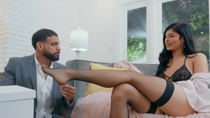 TransAngels: Latina Alexa Scout with Ricky Larkin licking ass