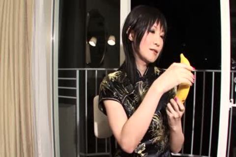ladyboy lady-boy Playing With Her dildos
